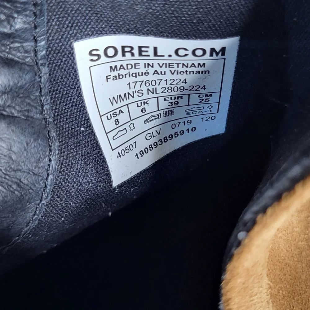 Sorel Lolla Cut Out Bootie Womens Size 8 - Picture 6 of 7